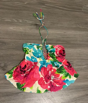 ZARA Floral Top thumbnail 1