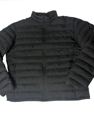 UNIQLO Ultra Light Down Black Puffer Jacket Zipper Front Womens Size XL thumbnail 3