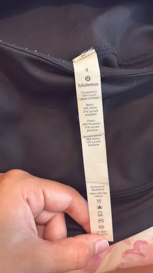 Black Lululemon Leggings  thumbnail 3