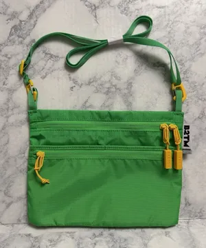 Baboon To The Moon B2TM‎ Sacoche Crossbody Bag One Size Bright Green Nylon thumbnail 1