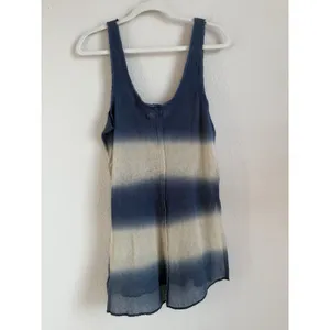 Free People We The Free Women's Joni Maxi Cotton Sleeveless T-Shirt Tank Top Navy Size XS thumbnail 8
