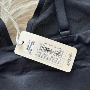 Aerie Smoothez Mesh Bralette True Black Size XS thumbnail 6