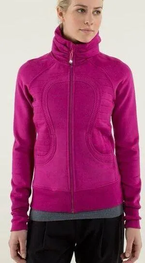 Lululemon Calm & Cozy Raspberry / Guava Lava Jacket Size 6 thumbnail 1