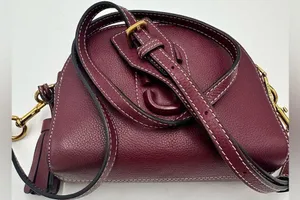 Marc Jacobs Calfskin Shutter Camera Crossbody
Bag Deep Maroon thumbnail 8