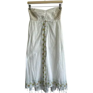 Free People Star Of India Dress XS Embroidered Beach Sleeveless SunDress thumbnail 2