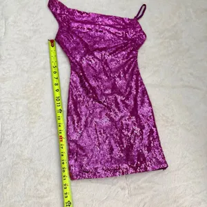 Hello Molly Citadel Skies Purple Sequin Mini Dress - Size 2 thumbnail 4