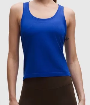 lululemon athletica Swiftly Racerback Tank Top 2.0 Beach Ball Blue-Size 12 thumbnail 1