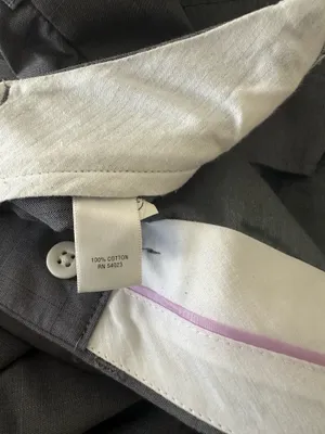 Banana Republic The Martin Fit Women’s Sz 10 Grey Cuffed Ankle Pans Tapered. thumbnail 8