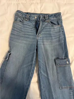 American Eagle Cargo Jeans High-Rise  thumbnail 1