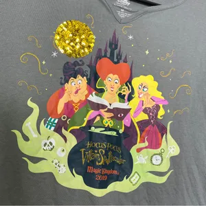 NEW Disney Hocus Pocus Villain Spelltacular Magic Kingdom 2019 Tee T-Shirt NWT thumbnail 5