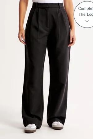 Abercrombie Black Tailored Pants thumbnail 1