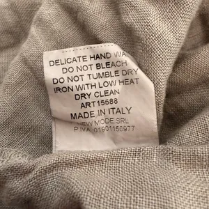 New Mode SRL taupe linen halter neck shift dress *no size* thumbnail 10