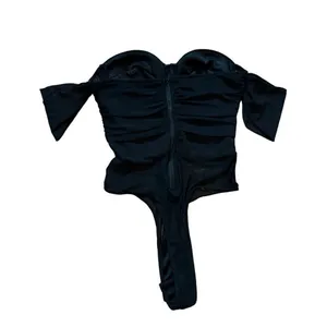 Windsor women’s black off-the-shoulder bodysuit‎ sz S thumbnail 2