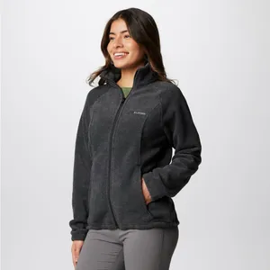 Columbia Benton Springs Full Zip Fleece Jacket Charcoal Heather Size Large thumbnail 4