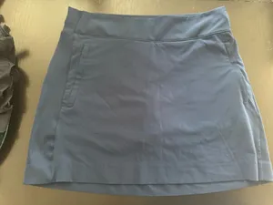 Women's Navy Blue Knit Skirt thumbnail 3