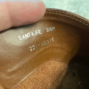 White Mountain, Santa Fe, Western CowboyBoots size 8.5 brown color thumbnail 11