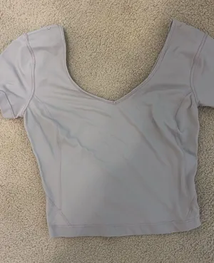 Lululemon Grey Align T-Shirt thumbnail 2