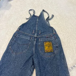 Womens Dalton Paris Denim Cotton Overalls OS Tomato Granola Grandma Utility Chic thumbnail 3
