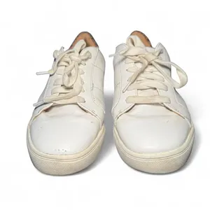 Dolce Vita Women’s Size 7.5 White Leather Sneakers Leopard Print Heel Casual Sho thumbnail 4