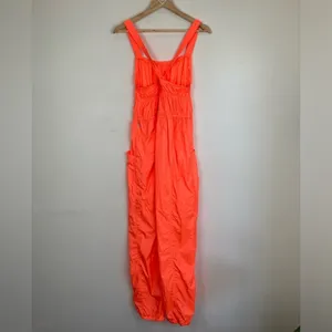 Free People Movement tropic sport one piece orange jumpsuit. Size medium thumbnail 9