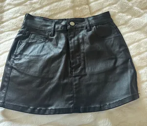 Black Leather Skirt thumbnail 1