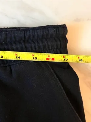 FLX Women’s Black Wide Leg Sweatpants XL Drawstring Athleisure Pants thumbnail 5