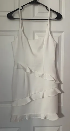 Hello Molly Dress white thumbnail 1