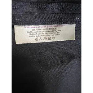 MM LaFleur Black Sheath Dress 12 Sleeveless Career Minimalist Stretch Midi thumbnail 6