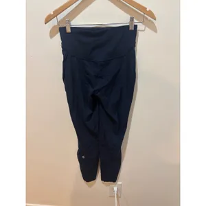Lululemon Base Pace 25 Inch Inseam Leggings Navy Blue Size 6 LW5DKHS thumbnail 2