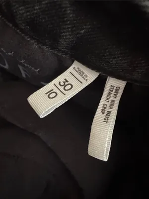 Loft High Rise Curvy Crop Straight Black Raw Fray Edge Jeans 10 thumbnail 6