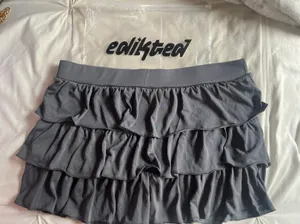 Edikted Aimee Ruffle Mini Skirt NWT thumbnail 1
