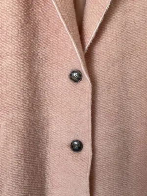 Zara Blush Pink Single-Breasted Wool-Blend Coat thumbnail 3
