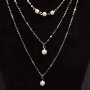 Paparazzi Silver Layered Necklace thumbnail 3