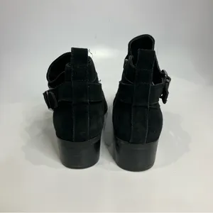 Marc Fisher black suede pointed‎ toe ankle boots size 8 thumbnail 4
