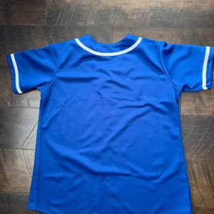 Champion Blue Baseball Jersey thumbnail 7