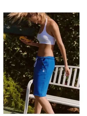 NWOT Free People Movement For The Win Long Short Blue XS Pockets thumbnail 4
