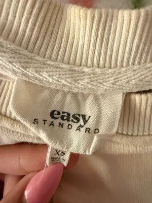 Easy standard sweat shirt Tan Size XS thumbnail 3
