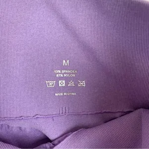 Nvgtn women's medium light purple seamless leggings athletic gym workout thumbnail 4