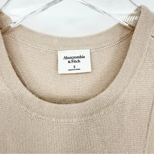 Abercrombie & Fitch Knit Bodysuit‎ Women's Size S Quiet Luxury thumbnail 4