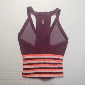Free People Movement All Clear V-Neck Cami in Deep Mulberry size XS/S NWT thumbnail 5