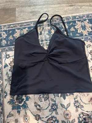 Abercrombie Black Twist-Front Cami Top thumbnail 7