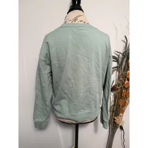 Pact Organic Cotton Herb Seed‎ Packet Graphic Sweatshirt Sage Green Womens L thumbnail 2