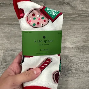 NWT Kate Spade New York Holiday Cookie Crew Socks thumbnail 2
