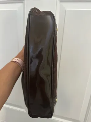 Y2K Vintage XOXO Brown Shoulder Bag with Gold Accent thumbnail 6