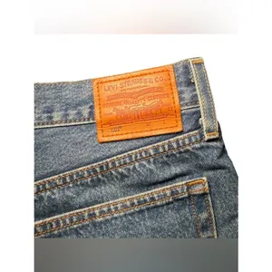 Levi's 501 Original Distressed High Rise Denim Jean Shorts Size 31 thumbnail 3