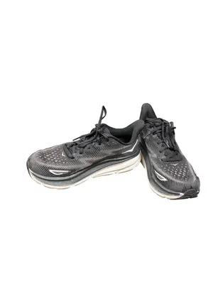 Hoka One Clifton 9 wms black white walking running sneakers sz 8.5B SKU 10-365 thumbnail 2