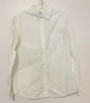 J Crew Button-up cotton poplin shirt in signature fit thumbnail 1