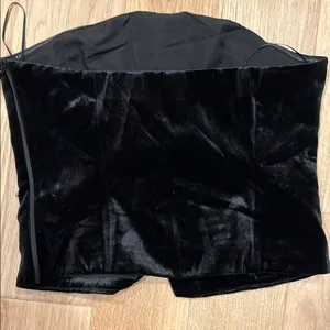 Endless Rose Black Velvet bustier with Rhinestones medium‎ thumbnail 5