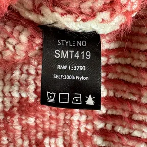 POL White Burgundy Mockneck Sweater Size Large thumbnail 6