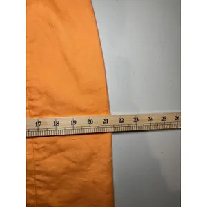 J. Crew Tangerine Orange Front Slit‎ Linen Blend Skirt 14 Lightweight Y2K Peach thumbnail 8